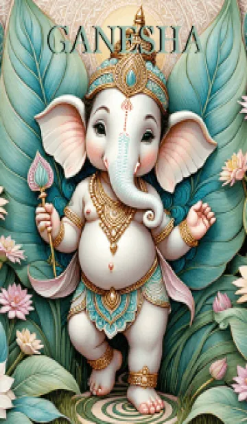 [LINE着せ替え] Ganesha :Rich & Love&Work Theme (JP)の画像1