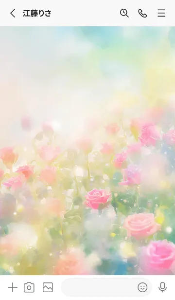 [LINE着せ替え] 薔薇(バラ)の花の着せかえ(R3711)の画像2