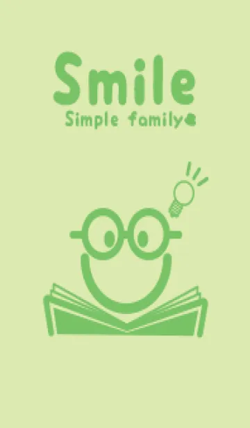 [LINE着せ替え] スマイル＆スタディ Pale fresh greenの画像1