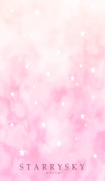 [LINE着せ替え] STARRY SKY -PINK WHITE- 25の画像1