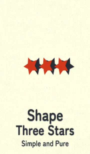 [LINE着せ替え] 三ツ星のきせかえ 緋色の画像1