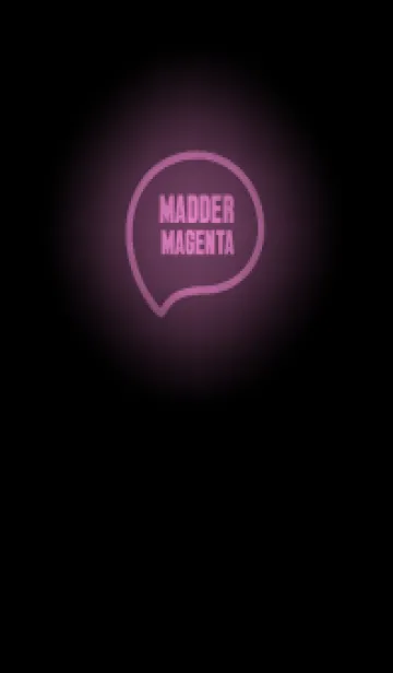 [LINE着せ替え] Madder Magenta Neon Theme (JP)の画像1