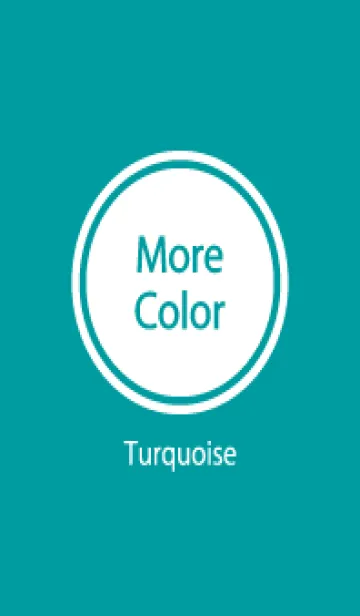 [LINE着せ替え] More Color Turquoiseの画像1