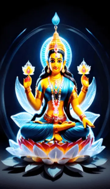 [LINE着せ替え] Laxmi ダークテーマ、カラフルな色 13の画像1