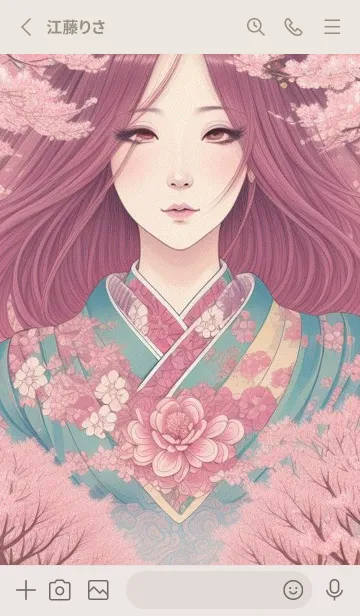 [LINE着せ替え] 浮世絵桜の季節 jiUziの画像2