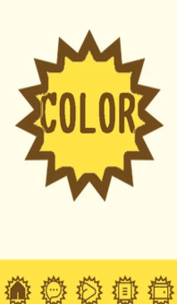 [LINE着せ替え] yellow color H57の画像1