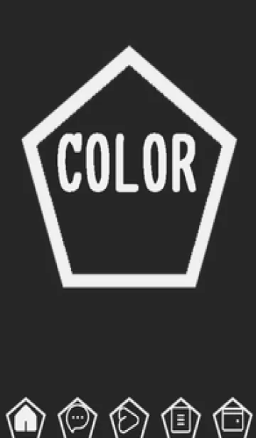 [LINE着せ替え] bw color I57の画像1