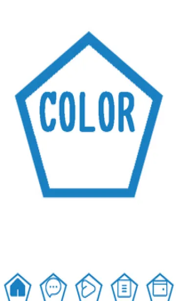 [LINE着せ替え] bw color I59の画像1