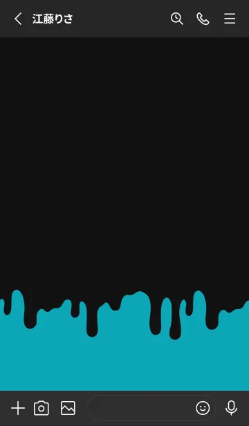 [LINE着せ替え] シンプル ドリップ アイコン 1の画像2