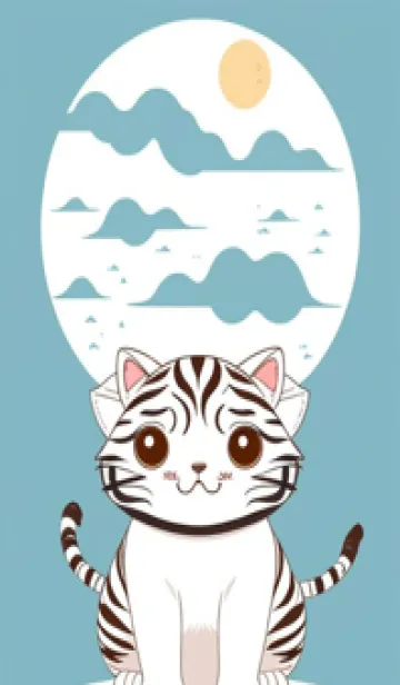 [LINE着せ替え] 可愛い虎は猫ではありません X0jy1の画像1