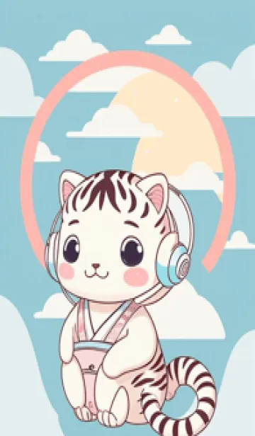 [LINE着せ替え] 可愛い虎は猫ではありません Gm9uuの画像1