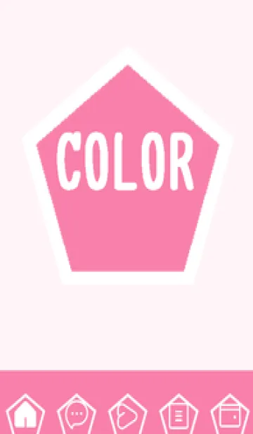 [LINE着せ替え] pink color I56の画像1