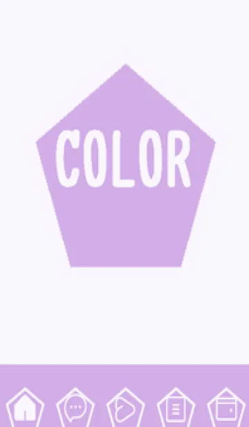 [LINE着せ替え] purple color I57の画像1