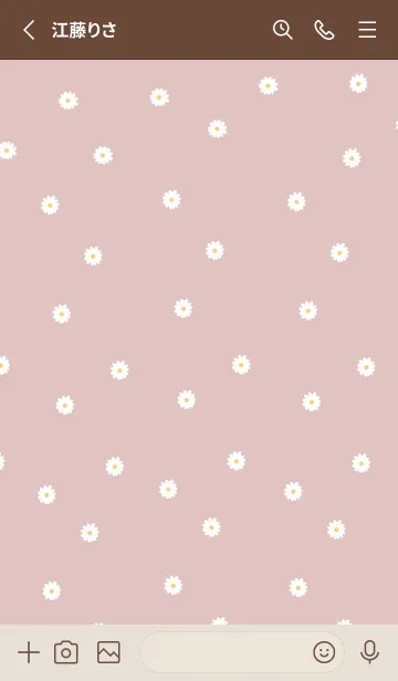 [LINE着せ替え] flowers bloom_dustypinkの画像2