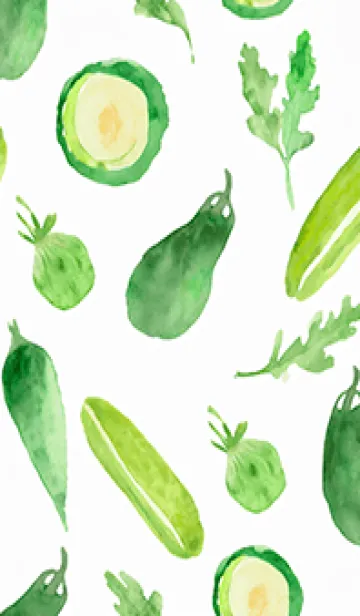 [LINE着せ替え] 【シンプル】お野菜の着せかえ#499の画像1