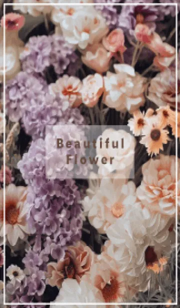[LINE着せ替え] Beautiful Flower-NATURAL- 13の画像1