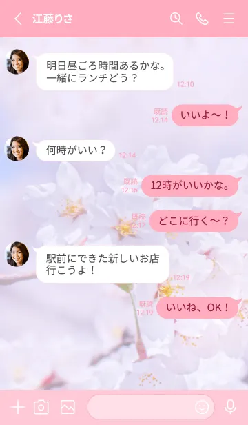 [LINE着せ替え] Sakura Photo 319 Not AIの画像3