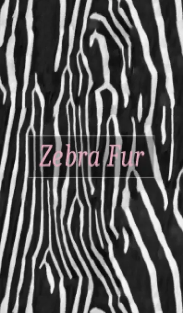 [LINE着せ替え] Zebra Fur 18の画像1