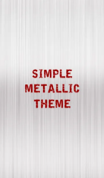 [LINE着せ替え] シンプル メタリック 1の画像1