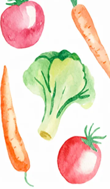 [LINE着せ替え] 【シンプル】お野菜の着せかえ#503の画像1
