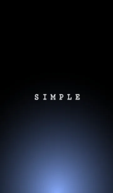 [LINE着せ替え] SIMPLE LIGHT - BLACK GRADATIONの画像1