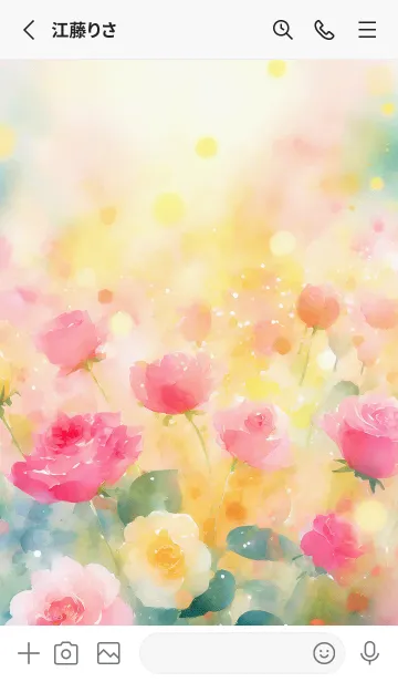 [LINE着せ替え] 薔薇(バラ)の花の着せかえ(R3717)の画像2