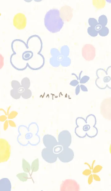 [LINE着せ替え] 春 水彩丸15の画像1