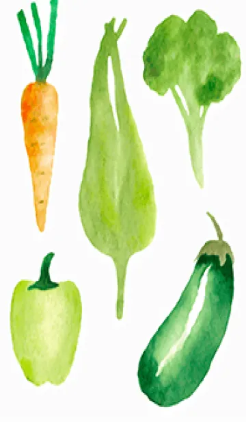 [LINE着せ替え] 【シンプル】お野菜の着せかえ#508の画像1