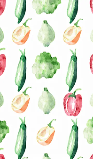 [LINE着せ替え] 【シンプル】お野菜の着せかえ#509の画像1