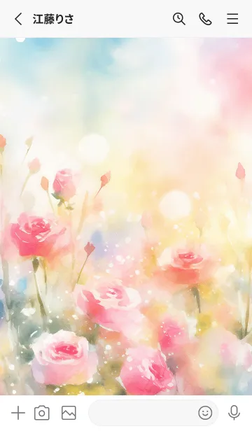 [LINE着せ替え] 薔薇(バラ)の花の着せかえ(R3721)の画像2