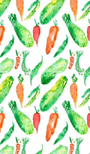 [LINE着せ替え] 【シンプル】お野菜の着せかえ#511の画像1