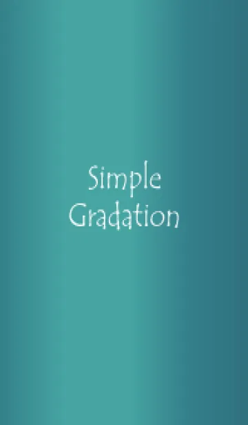 [LINE着せ替え] Simple Gradation -GlossyBlueGreen 4-の画像1