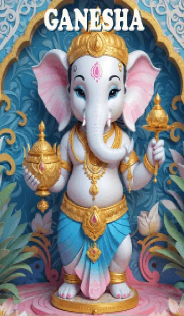 [LINE着せ替え] Ganesha, rich, debt-free, fortunate(JP)の画像1