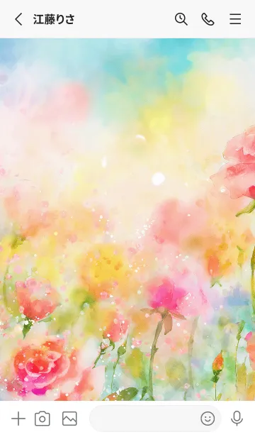 [LINE着せ替え] 薔薇(バラ)の花の着せかえ(R3724)の画像2