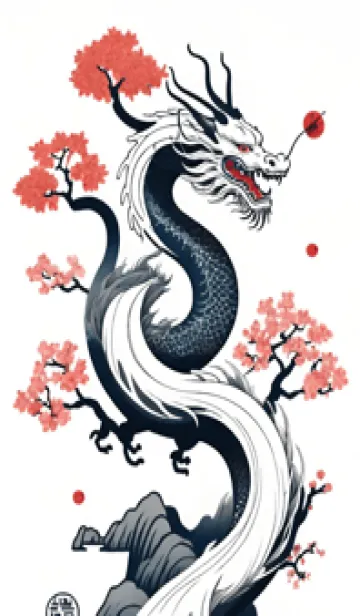 [LINE着せ替え] 財を招く金の龍が幸福をもたらす UTiGOの画像1