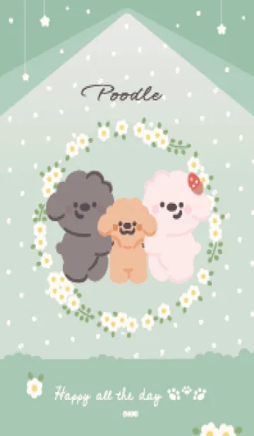 [LINE着せ替え] weeë-Poodle星空のテント 2.0の画像1