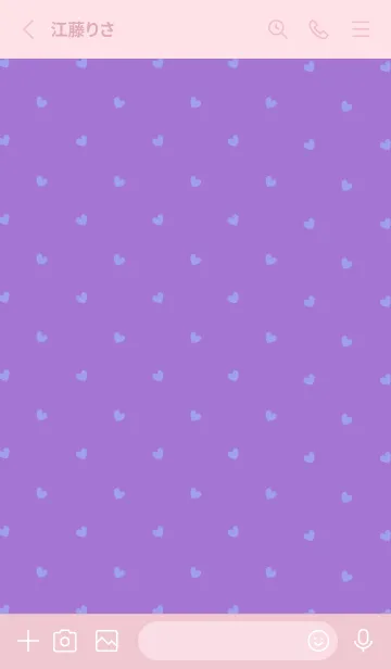 [LINE着せ替え] シンプル ミニ ハート -68の画像2