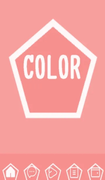 [LINE着せ替え] red color I56の画像1