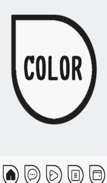 [LINE着せ替え] bw color J56の画像1