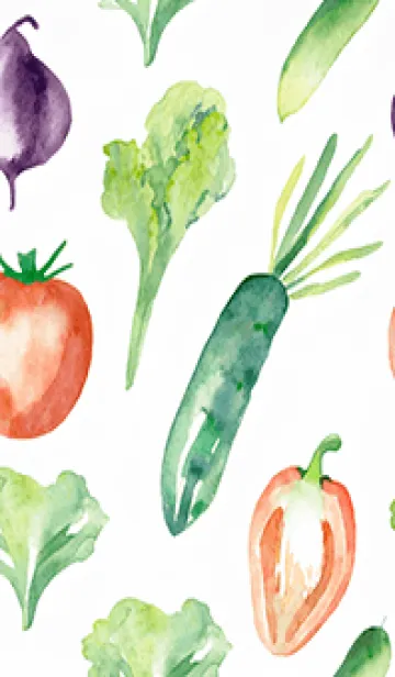 [LINE着せ替え] 【シンプル】お野菜の着せかえ#517の画像1