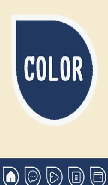 [LINE着せ替え] beige color J60の画像1