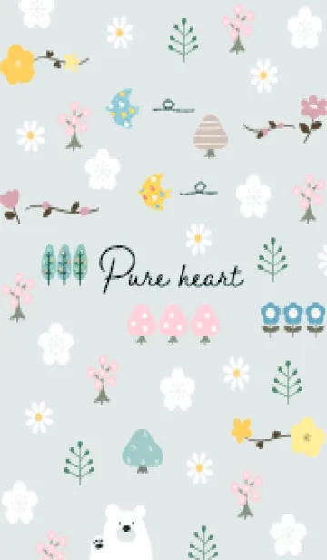 [LINE着せ替え] bluegreen 白い桜5_01の画像1