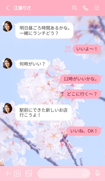 [LINE着せ替え] Sakura Photo 328 Not AIの画像3