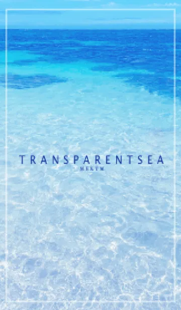 [LINE着せ替え] TRANSPARENT SEA-HAWAII MEKYM 29の画像1