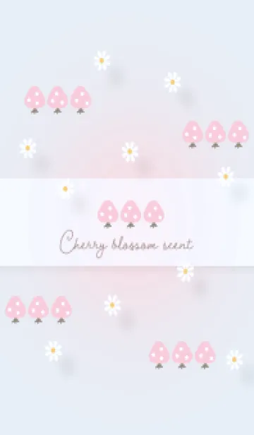 [LINE着せ替え] blue 桜の香り06_1の画像1