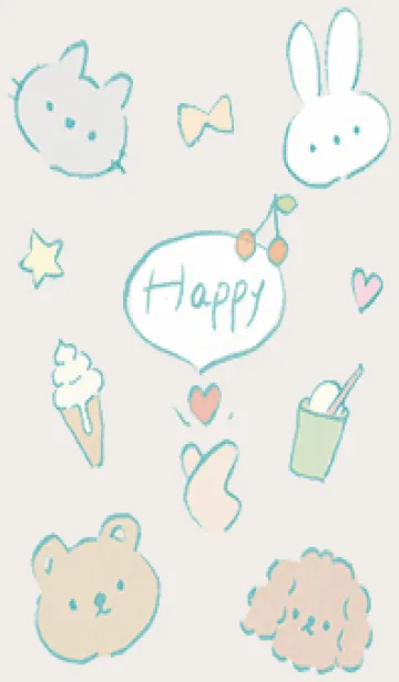 [LINE着せ替え] brown フリースタイル03_1の画像1