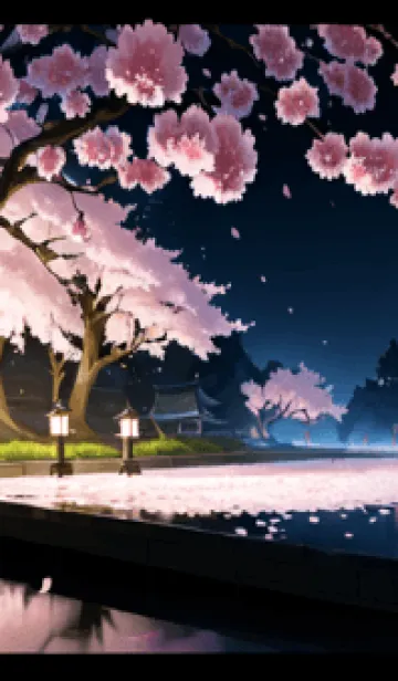 [LINE着せ替え] 桜花繚乱 #EDMbA417。の画像1