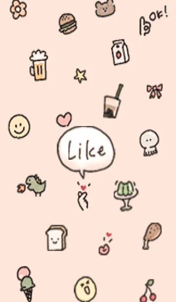 [LINE着せ替え] orange 好きなもの12_1の画像1