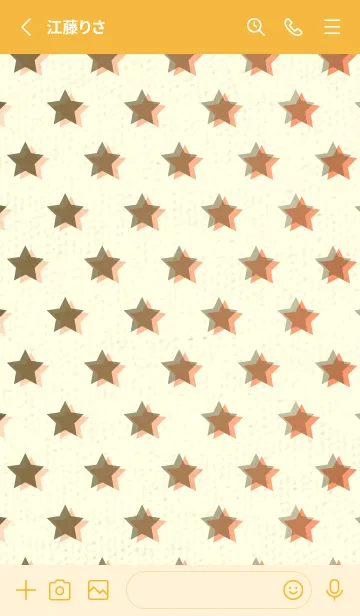 [LINE着せ替え] 星のドッドきせかえ ガンメタルの画像2