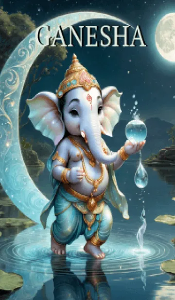 [LINE着せ替え] Ganesha in Songkran & win lottery (JP)の画像1